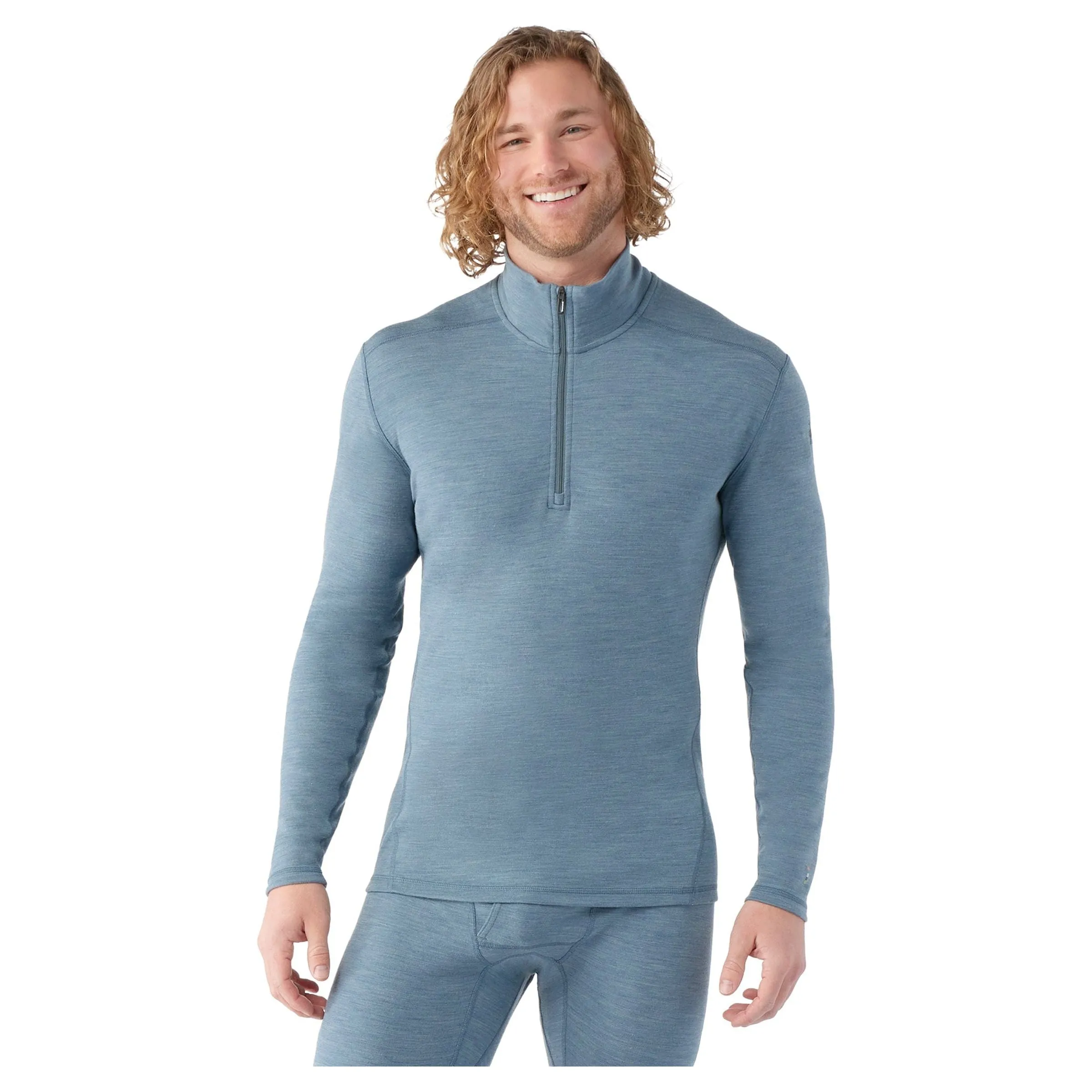 Smartwool Mens Classic Thermal Merino Base Layer 1/4 Zip