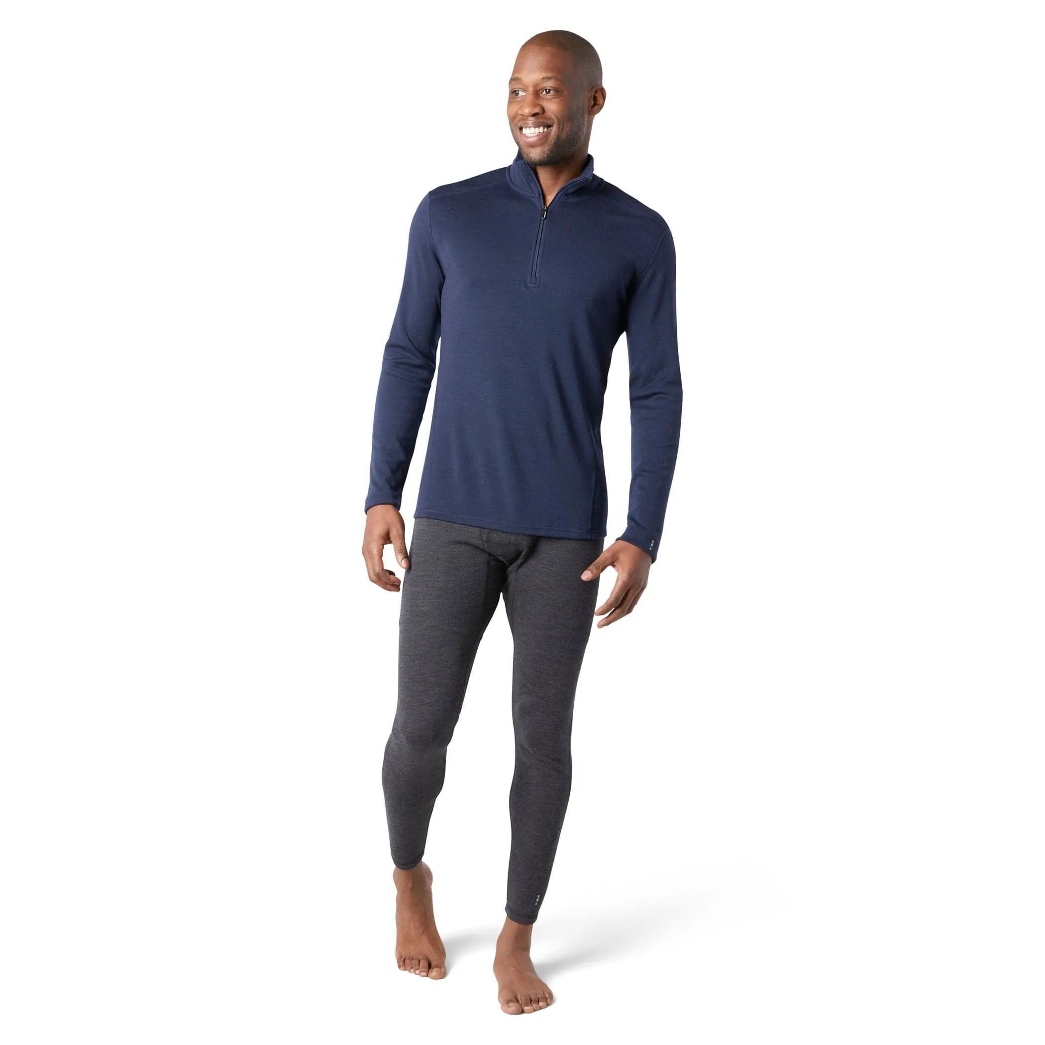Smartwool Mens Classic Thermal Merino Base Layer 1/4 Zip