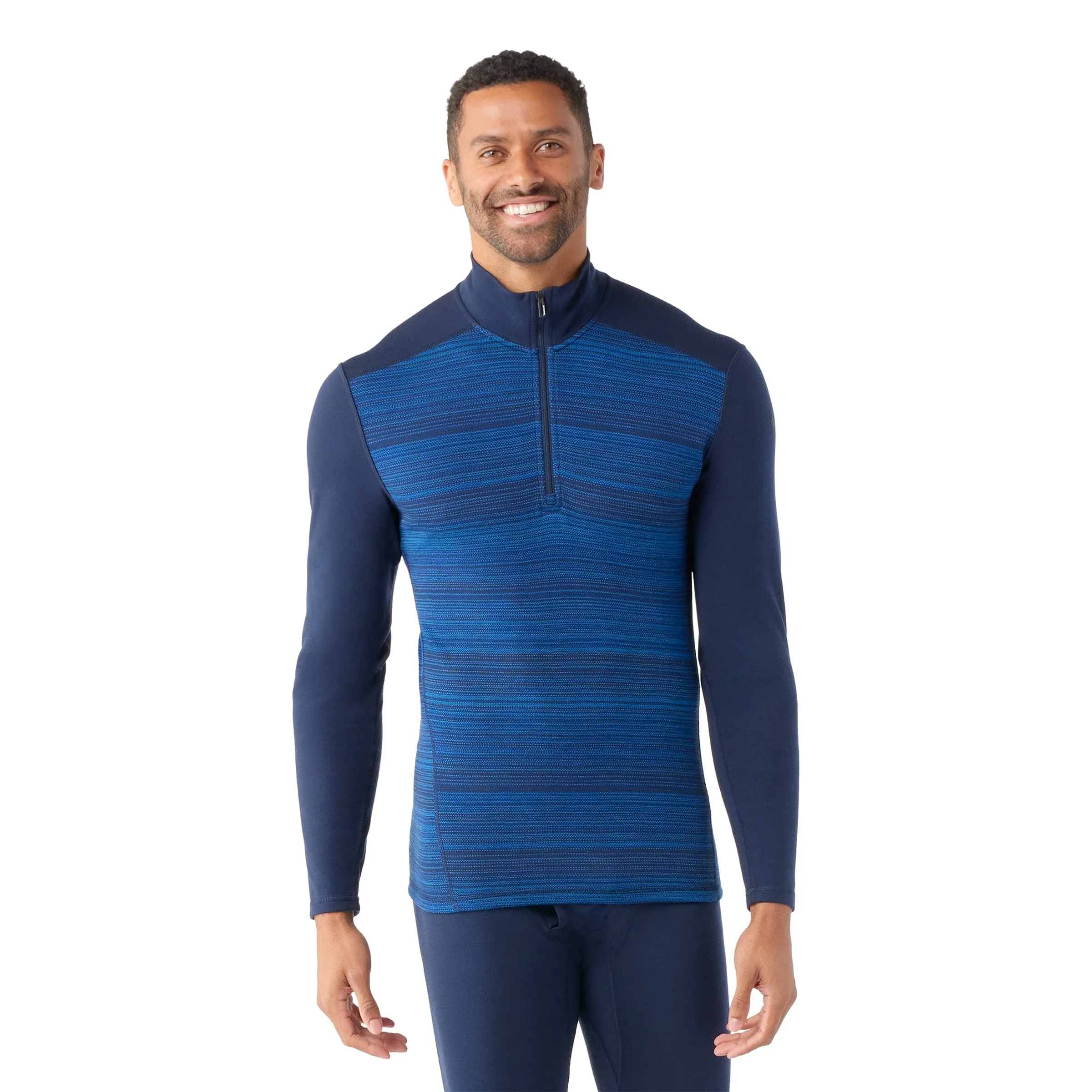 Smartwool Mens Classic Thermal Merino Base Layer 1/4 Zip