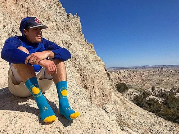 South Dakota State Flag Socks