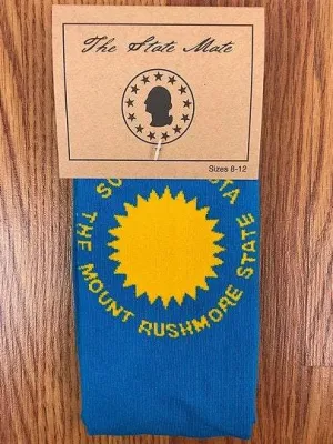South Dakota State Flag Socks