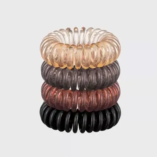 Spiral Hair Ties - Brunette