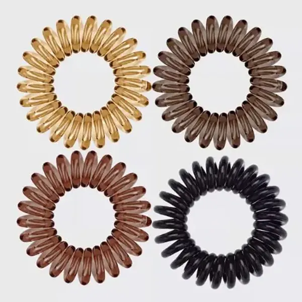 Spiral Hair Ties - Brunette
