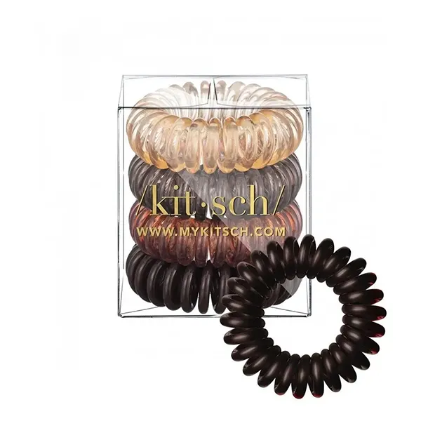 Spiral Hair Ties - Brunette
