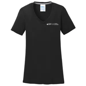 SVOY - Port & Company Ladies Performance Blend V-Neck Tee