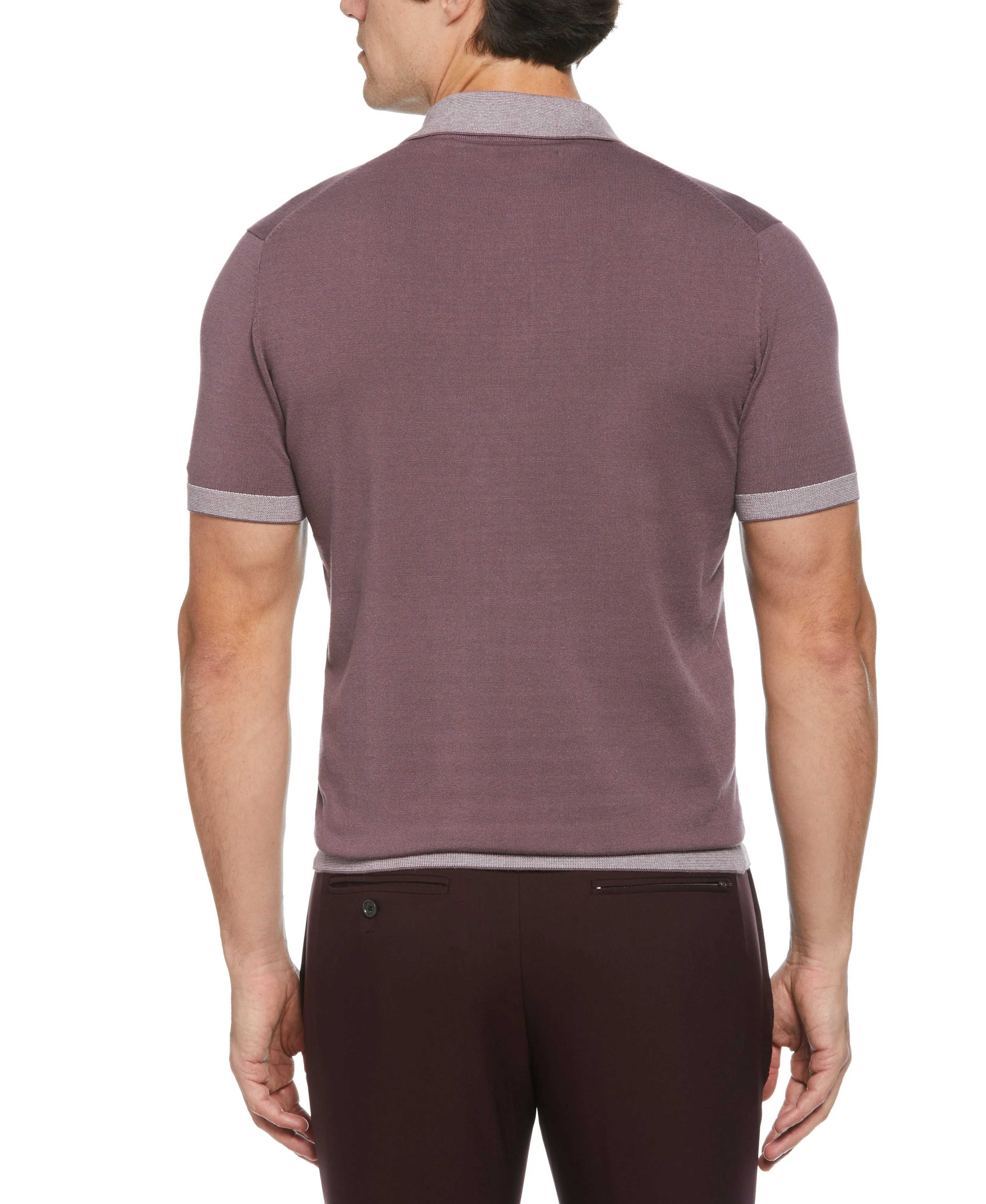 Tech Knit Contrast Sweater Polo
