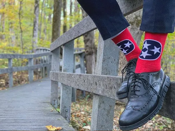 Tennessee State Flag Socks