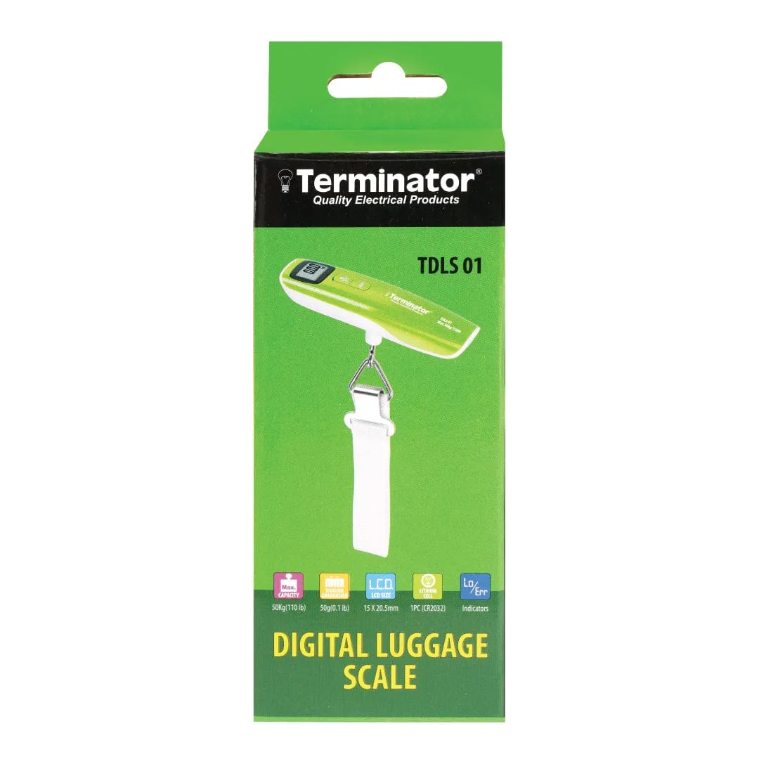 Terminator Digital Luggage Scale 50Kg - TDLS 01