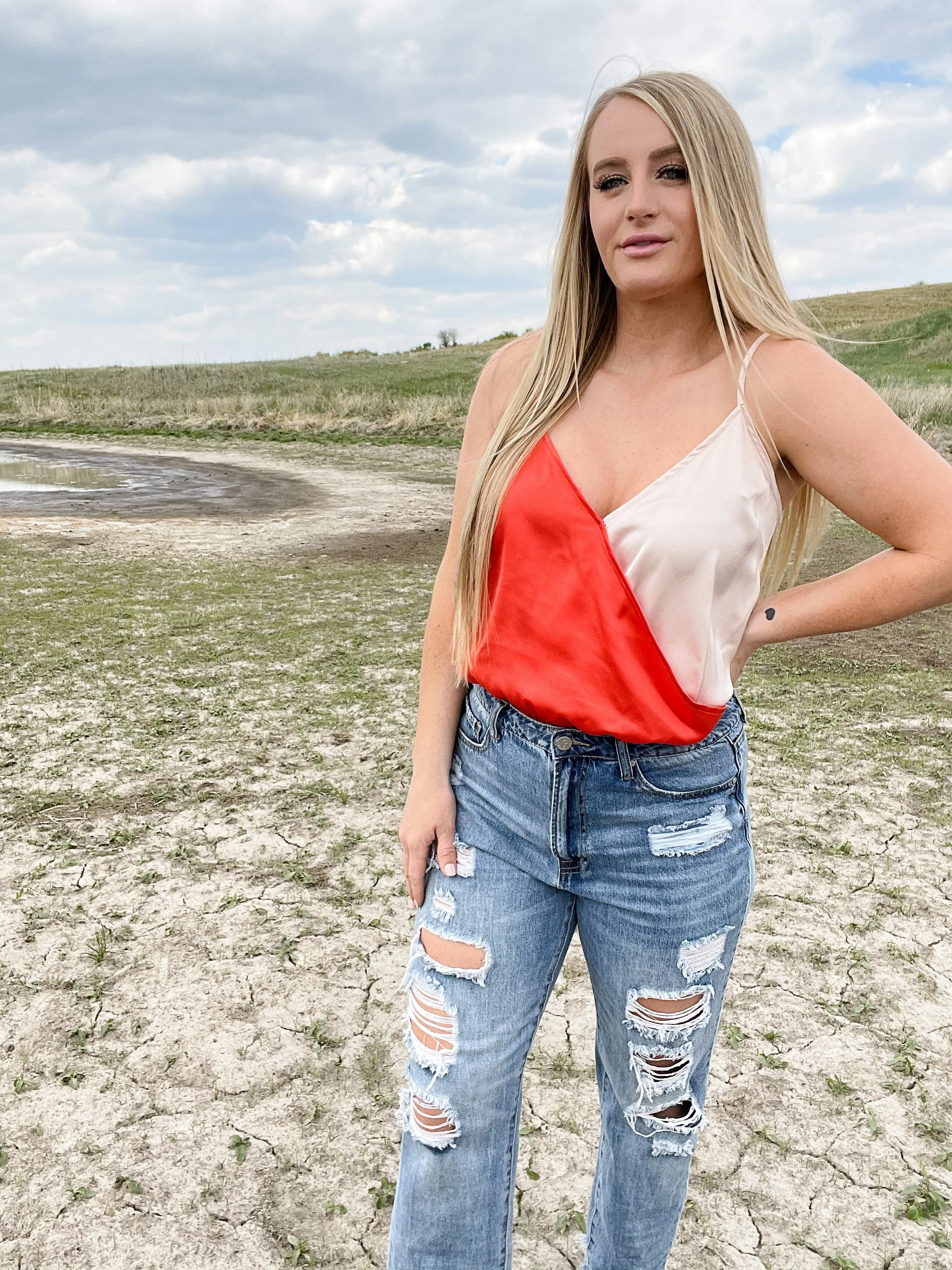 The Bentley Color Block Bodysuit