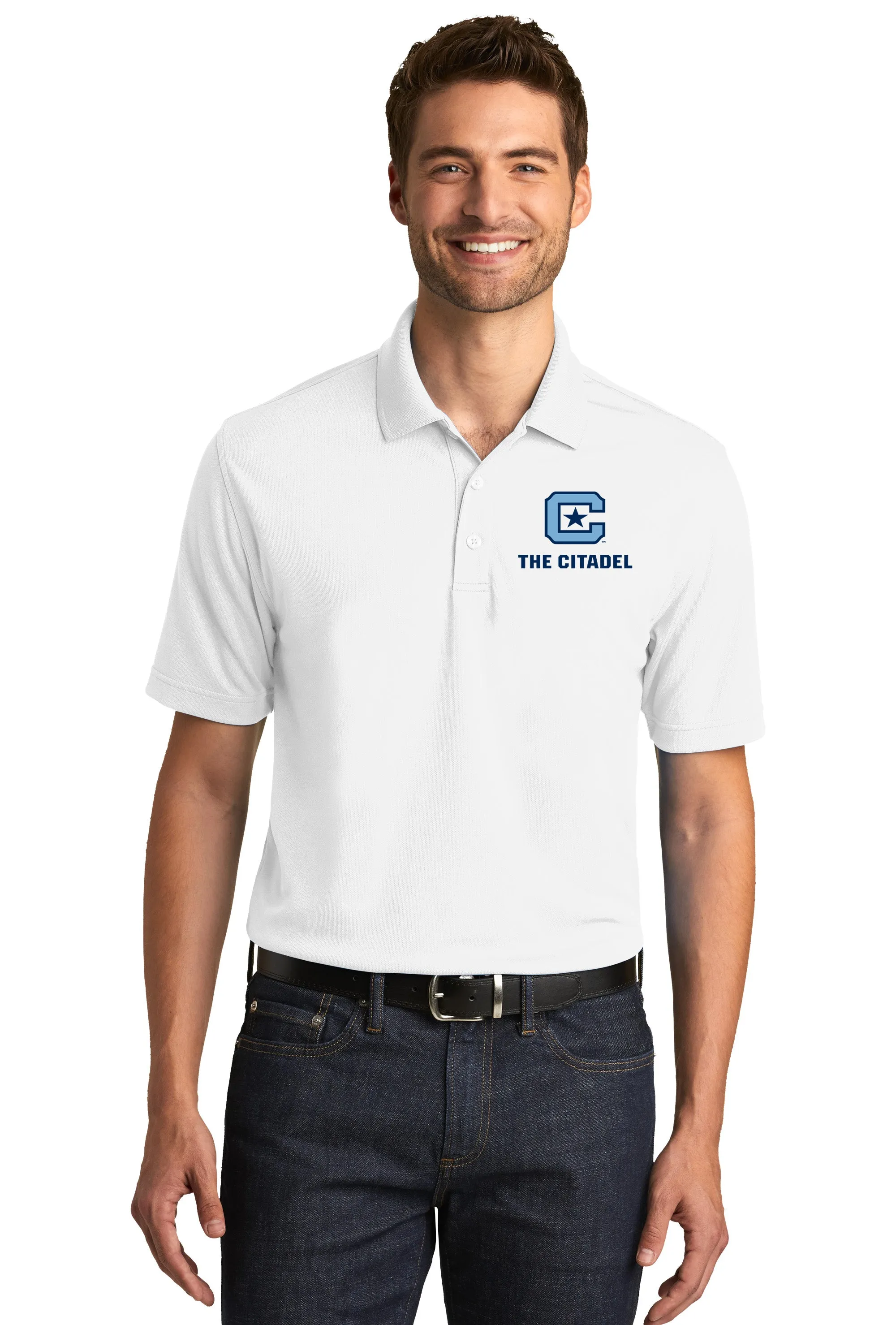 The Citadel C UV Micro-Mesh Short Sleeve Polo Shirt