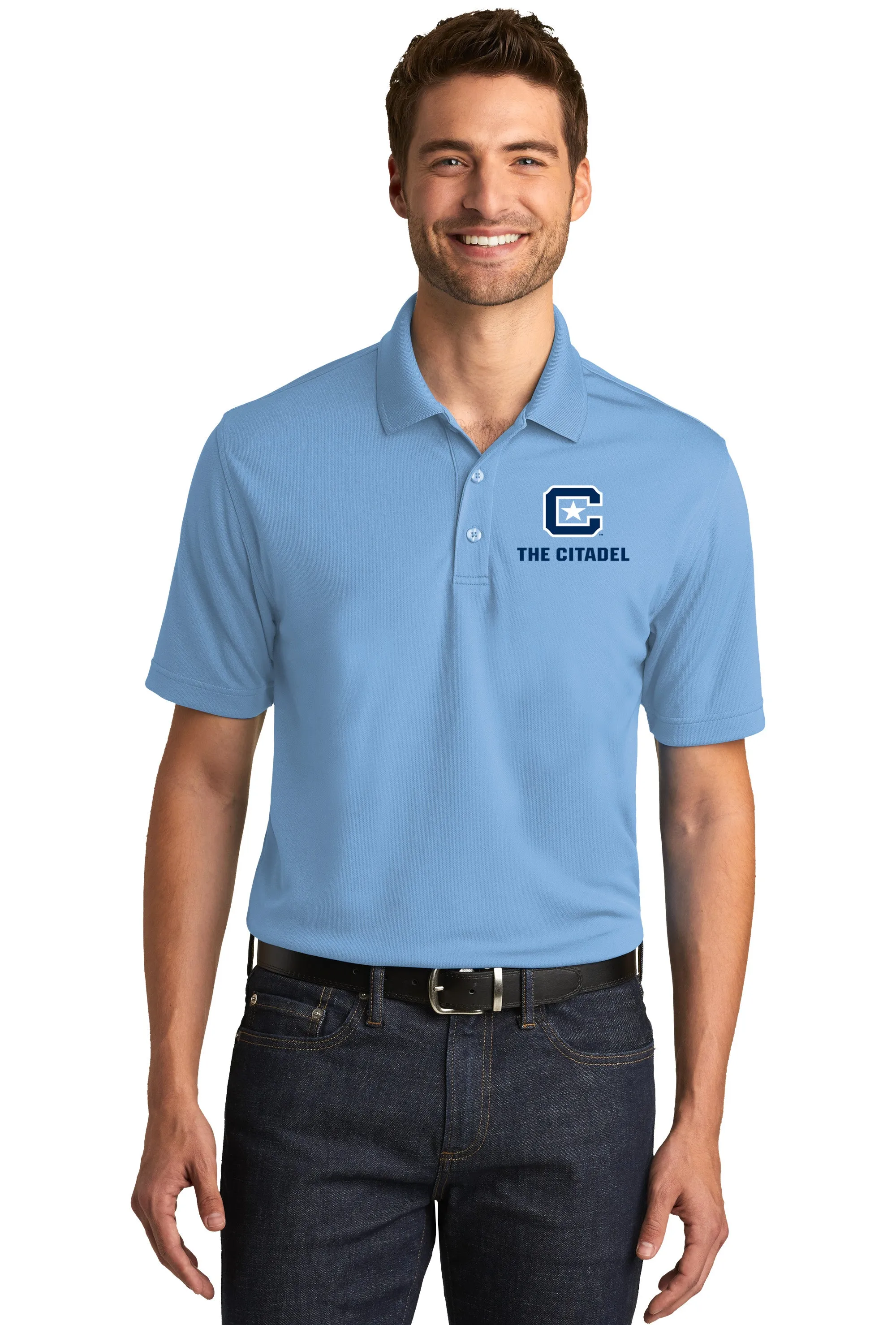 The Citadel C UV Micro-Mesh Short Sleeve Polo Shirt