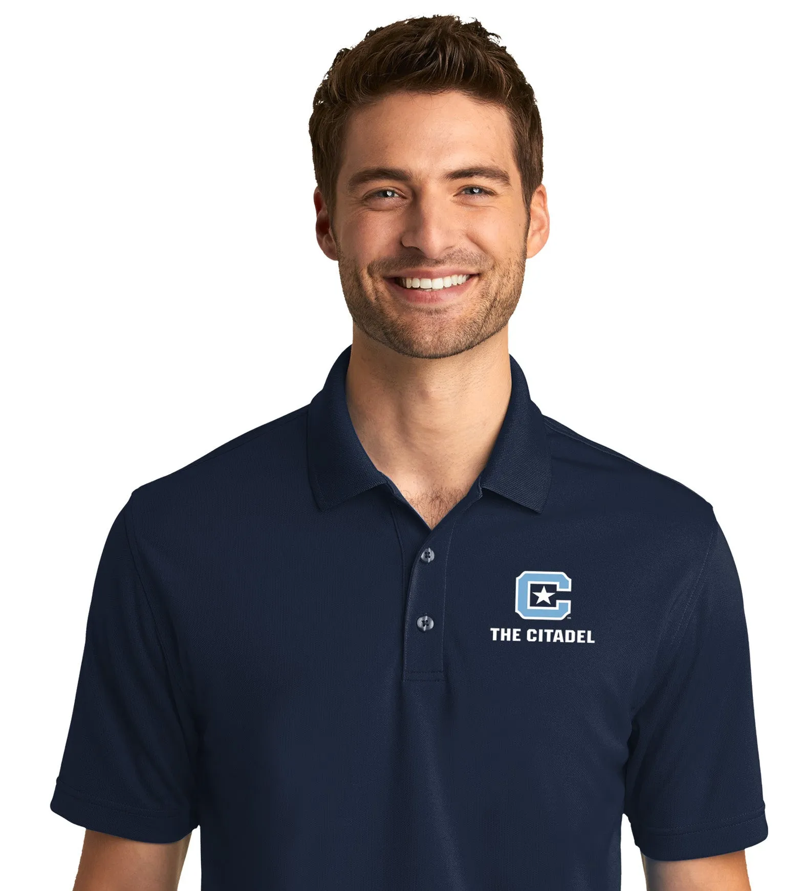 The Citadel C UV Micro-Mesh Short Sleeve Polo Shirt