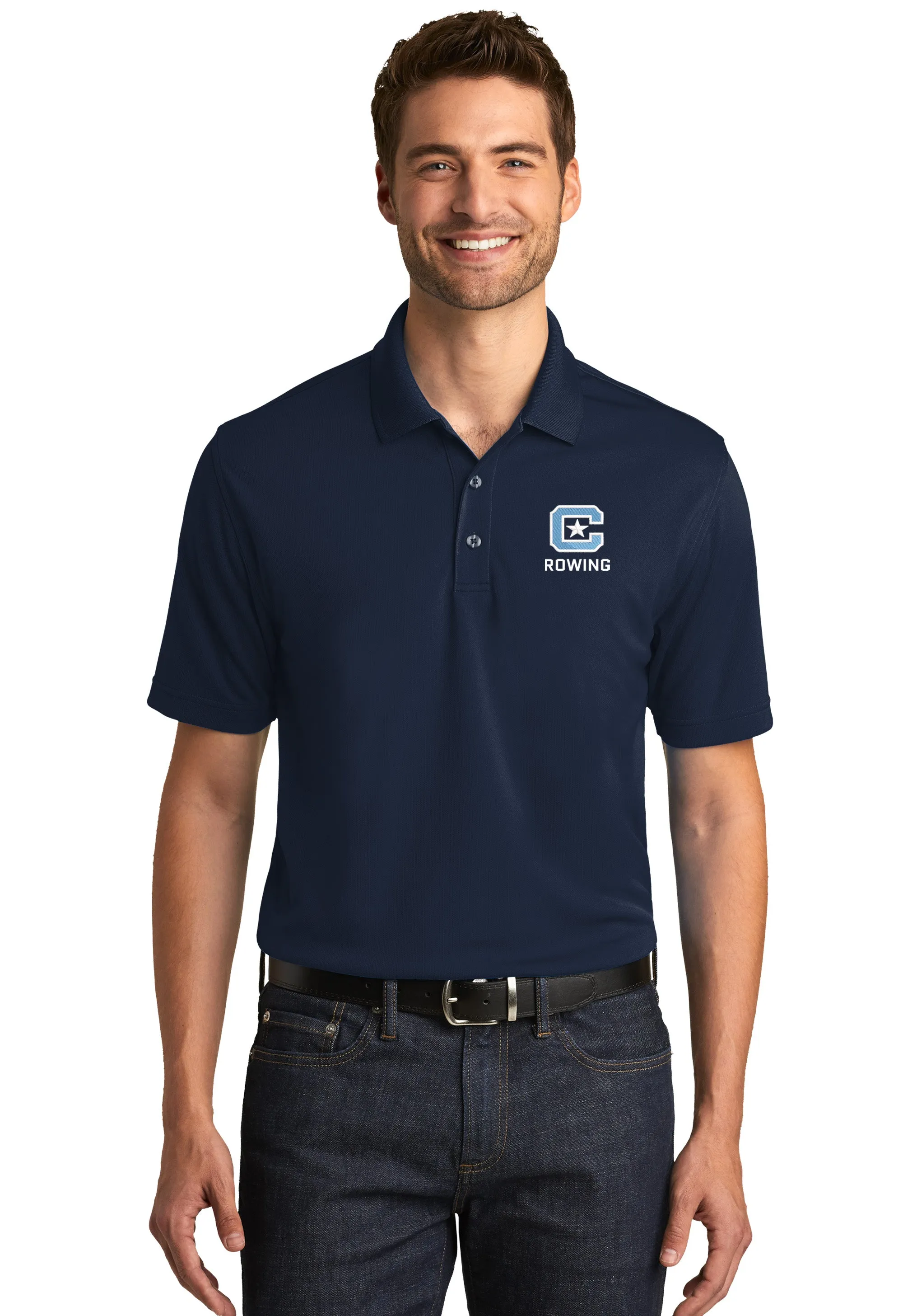 The Citadel, Club Sports - Rowing, UV Micro-Mesh Polo