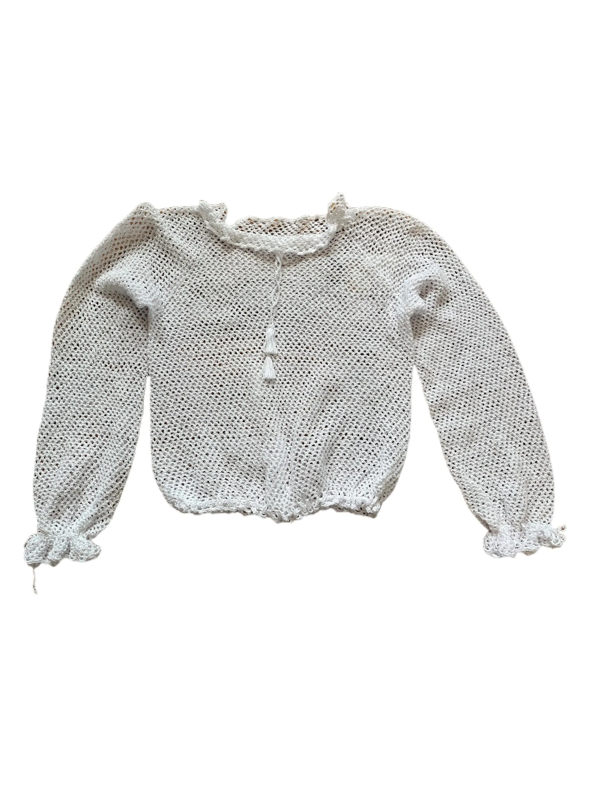 Tie Top in White