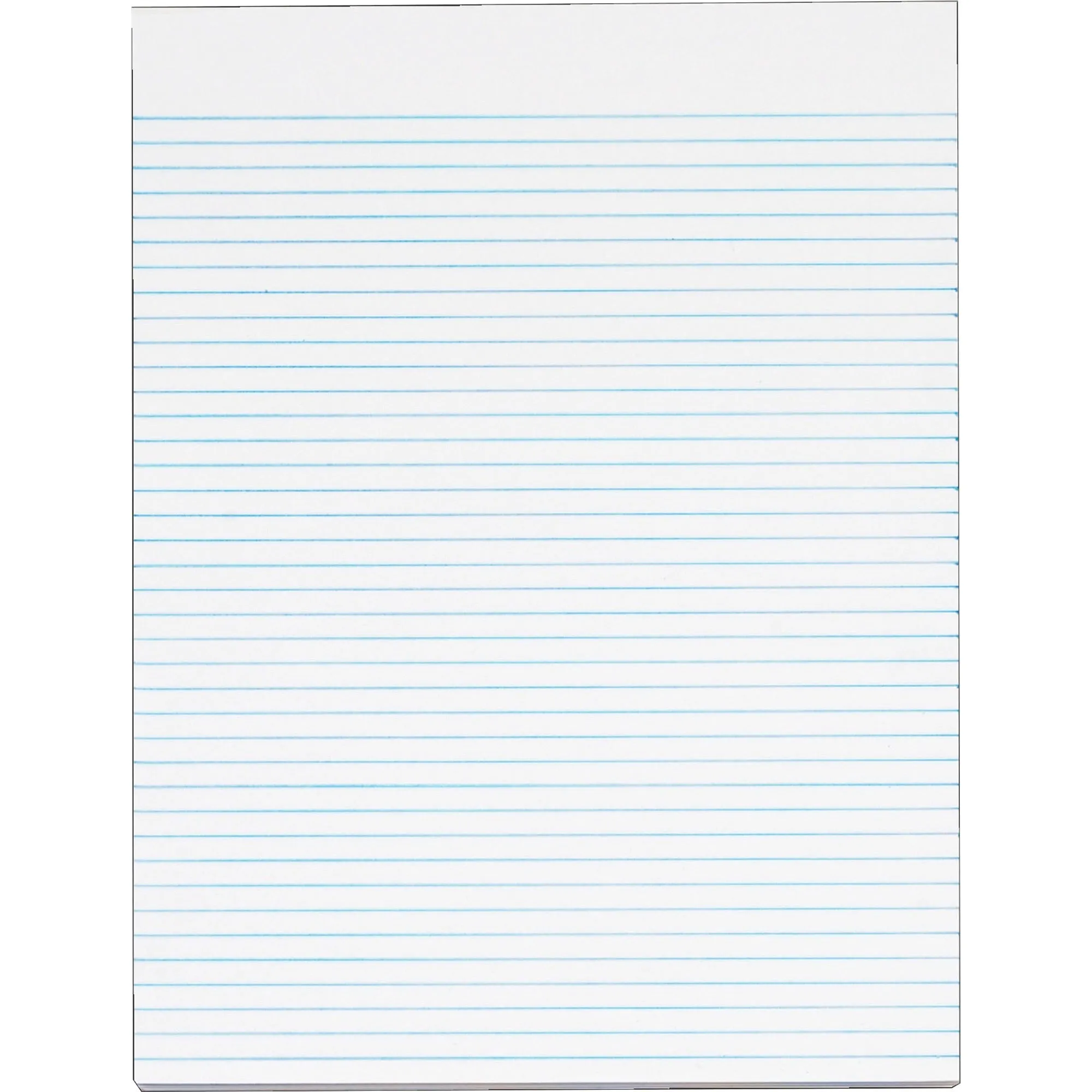 TOPS Narrow Ruled Glue - top White Writing Pads - Letter