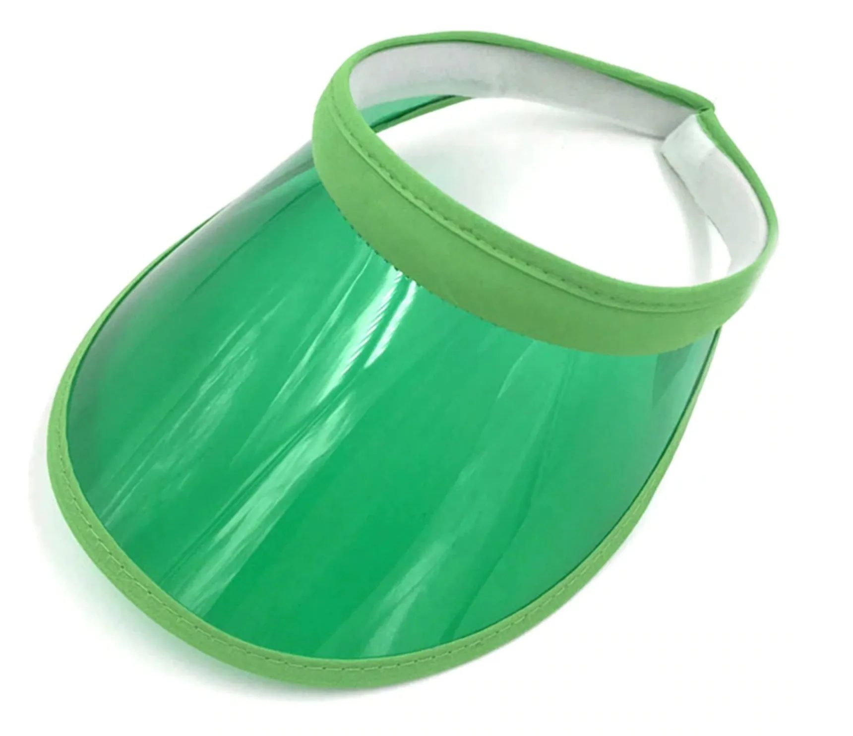 Visera Súper Fashion Cool Hipster Gorra de Alberca Pool para Sol en Colores de Moda Transparente