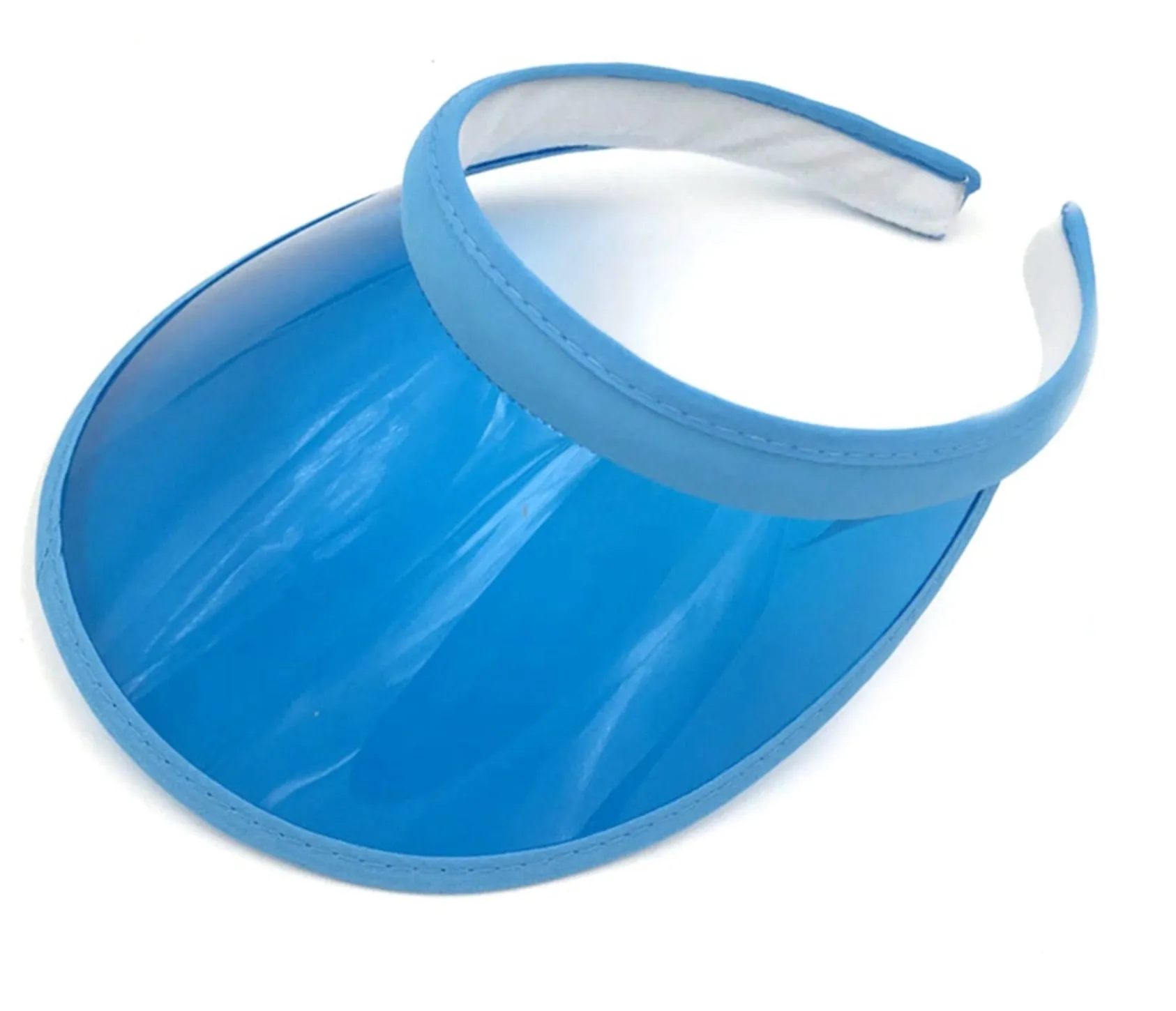Visera Súper Fashion Cool Hipster Gorra de Alberca Pool para Sol en Colores de Moda Transparente