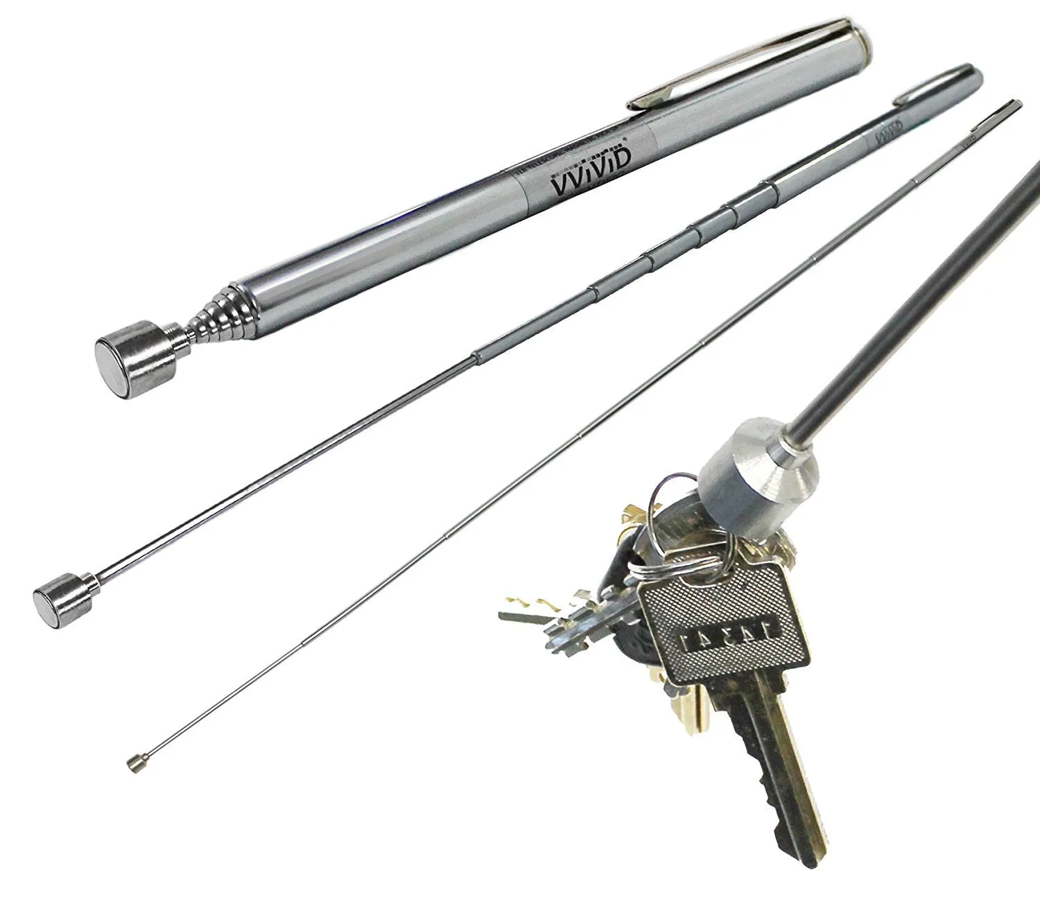VViViD Telescoping 3 lb. Capacity Magnetic Pocket Pick-Up Tool