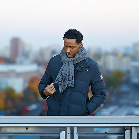 Waffle Knit Scarf by Funky Junque
