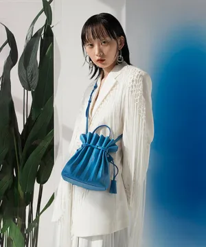 [Warehouse Sale] Lucky Pleats Crossbag - Hockney Blue