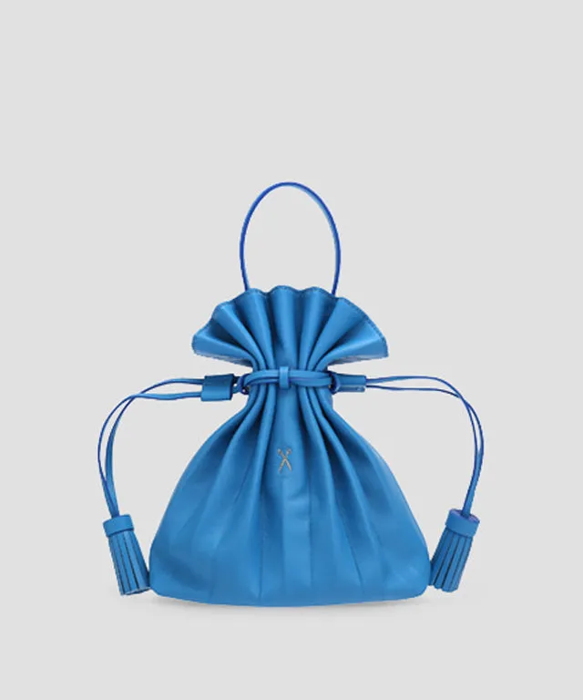 [Warehouse Sale] Lucky Pleats Crossbag - Hockney Blue