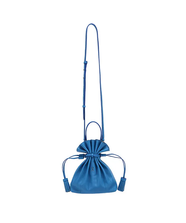 [Warehouse Sale] Lucky Pleats Crossbag - Hockney Blue