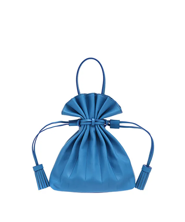 [Warehouse Sale] Lucky Pleats Crossbag - Hockney Blue
