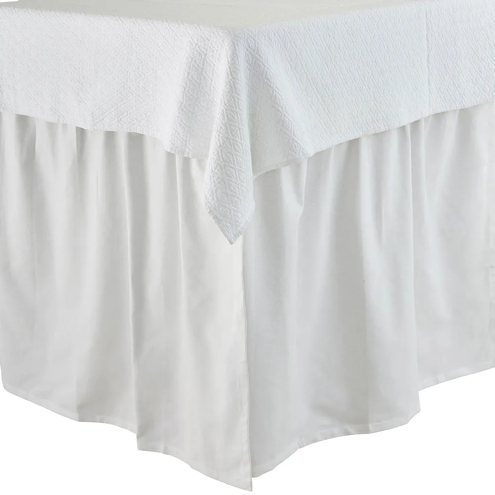 White Bedskirt