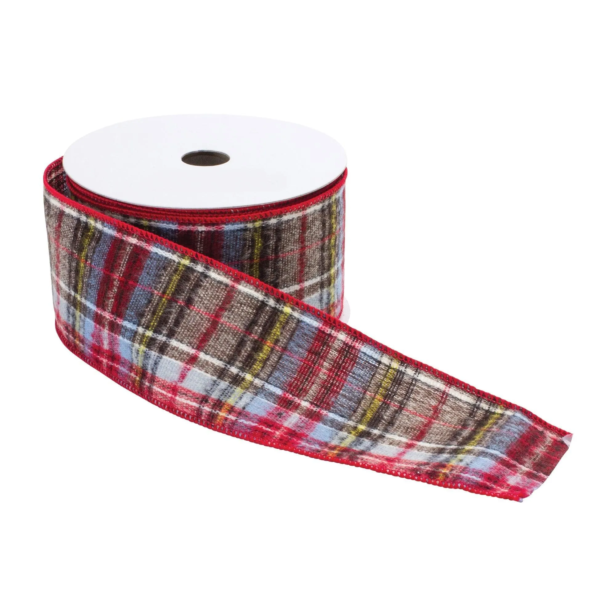 Wired Polyester Ribbon 2.5" x 10 yds. (Set of 2)