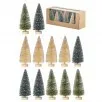 WOODLAND GLITTER SISAL TREE 6"