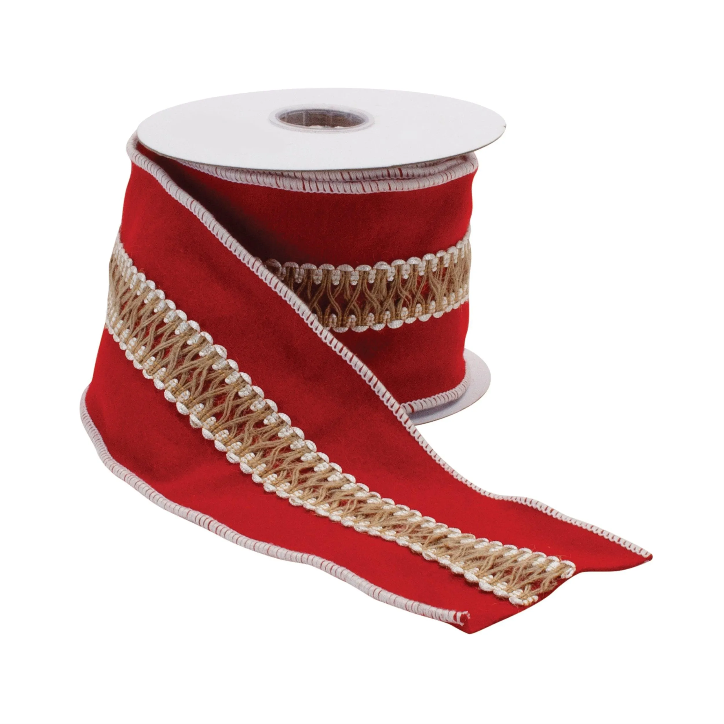 Wool Holiday Ribbon (Set of 2)